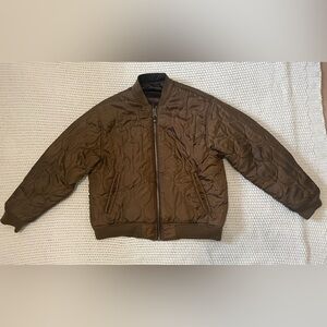 Y2K SouthPole Reversable Brown Puffer Jacket Men's Size XL
